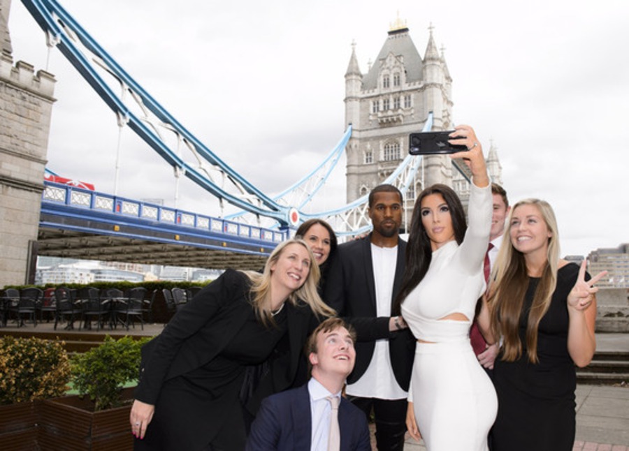 Kanye West, Kim Kardashian, Waxworks